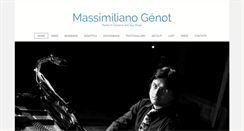 Desktop Screenshot of massimilianogenot.it