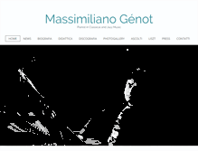 Tablet Screenshot of massimilianogenot.it